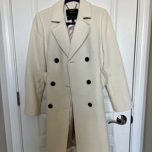J.Crew Double Breasted Lady Coat sz 4 - Picture 2 of 2